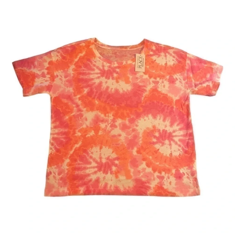 THE Children’s Place Large , Pink Neon Tie Dye